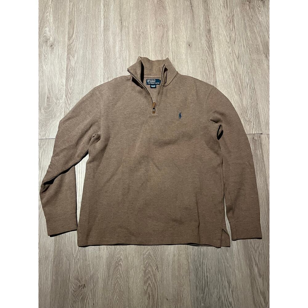 Polo Ralph Lauren - Quarter Zip sweater / Brown / M